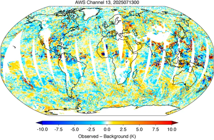 Arctic Weather Satellite måler blant annet isskyer over hele verden.