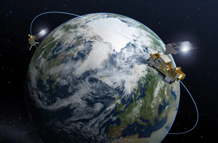 De nye værsatellittene i MetOp Second Generation vil gå i par og utfylle hverandre.